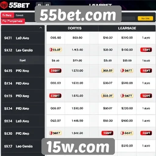 Comparativo das promoções do 55bet com concorrentes