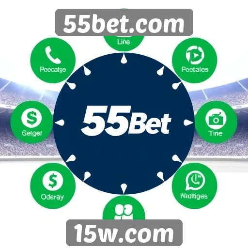 Como funciona o sistema de apostas do 55bet.com