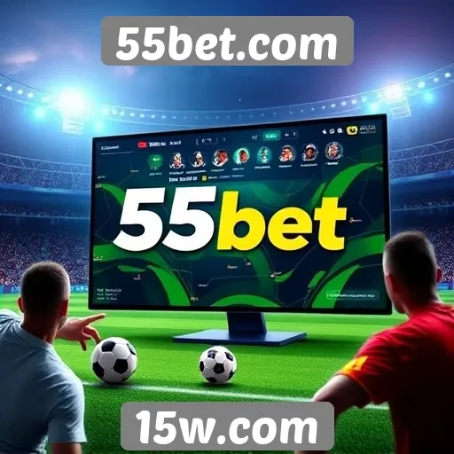 Integração de jogos ao vivo na plataforma 55bet