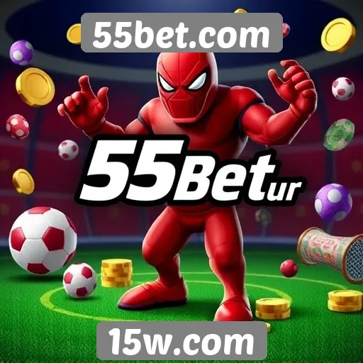 Variedade de jogos oferecidos no 55bet
